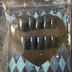 Dark Navy Press-On Nails - Glossy Set
